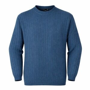 Vintage Bill Blass Sweater USA  Large Green Textured Knit 90s Hand Framed